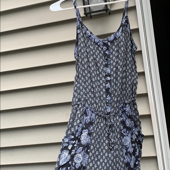 Beautiful multi patterned blue jump suite - Picture 3 of 3